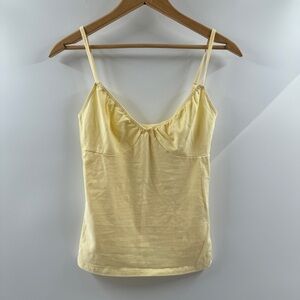 John Galt Yellow Adjustable Strap Tank Top – Never Worn, One Size
